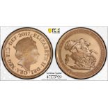 2017 Gold 2 Pounds (Double Sovereign) 200th Anniversary Proof PCGS PR69 DCAM
