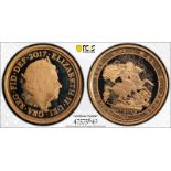 2017 Gold 1/4 Sovereign 200th Anniversary Proof PCGS PR67 DCAM