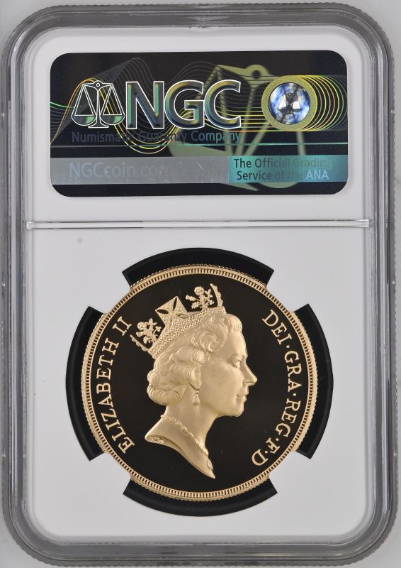 1997 Gold 5 Pounds (5 Sovereigns) Proof NGC PF 69 ULTRA CAMEO - Image 2 of 2