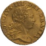 1762 Gold 1/4 Guinea Extremely fine, ex. jewellery