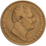 1835 Gold Sovereign, Rare, Good fine, cleaned
