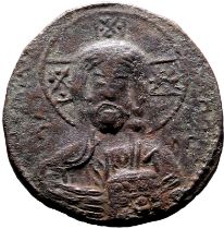 Byzantine Empire Anonymous AD 976-1065 Bronze 40 Nummi About Very Fine