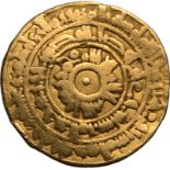 Islamic: Fatimid al-'Aziz 366h Gold Dinar Very Fine