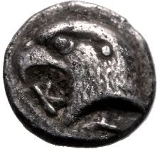 Ancient Greece: Aeolis, Kyme circa 480-450 BC Silver Hemiobol Good Very Fine