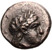 Ancient Greece: Mysia, Gambrion 4th century BC Bronze AE10 Extremely Fine; wonderfully detailed