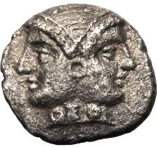 Ancient Greece: Mysia, Lampsakos 4th-3rd centuries BC Silver Diobol About Good Very Fine