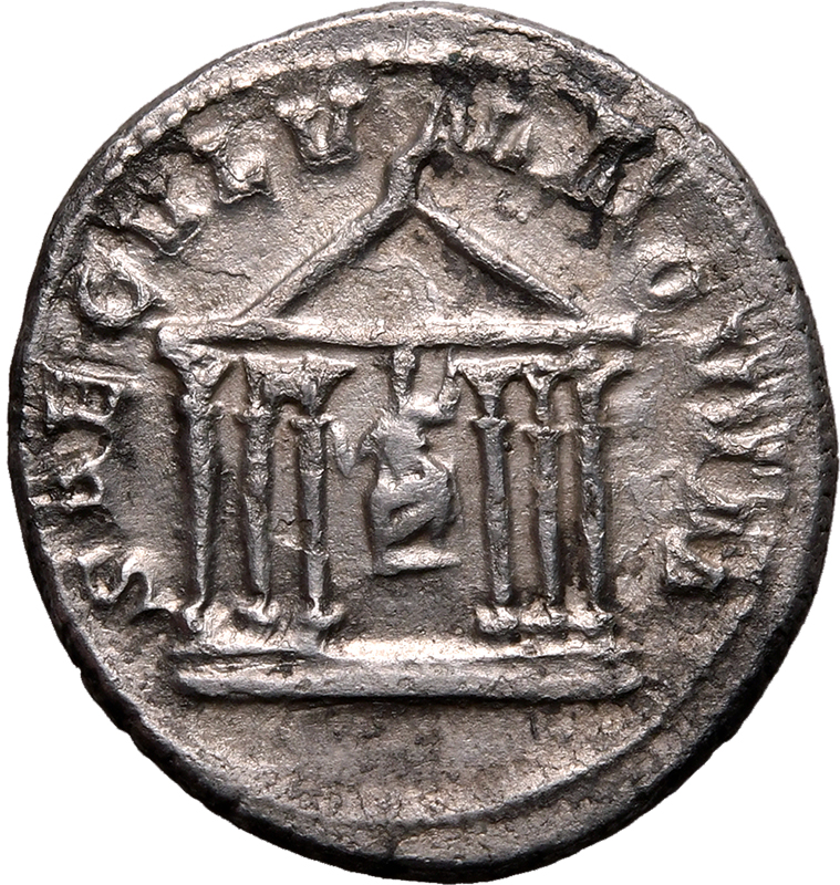Roman Empire Philip I AD 248 Silver Antoninianus About Good Very Fine - Image 2 of 2