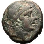 Ancient Greece: Pontos, Amisos circa 105-85 BC Bronze AE20 About Very Fine; pleasant green patina