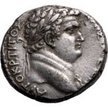 Roman Provincial: Seleucis and Pieria, Antioch Titus (Caesar) NHY 3 = AD 70/1 Silver Tetradrachm Abo