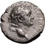 Roman Provincial: Seleucis and Pieria, Antioch Vespasian NHY 2 = AD 69/70 Silver Tetradrachm About E