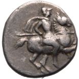 Ancient Greece: Ionia, Magnesia ad Maeandrum circa 350-300 BC Silver Diobol Very Fine