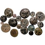 Ancient Greece Various Rulers/Cities circa 6th-1st centuries BC Silver/Bronze 19 x AR/AE Denominatio