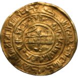 Islamic: Sulayhid Dynasty 'Ali b. Muhammad AD 1047-1081 Gold Dinar About Good Very Fine; somewhat wa