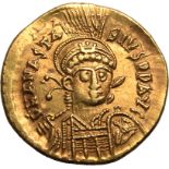 Byzantine Empire Anastasius I AD 491-498 Gold Solidus Good Very Fine; well-centred