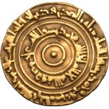 Islamic: Fatimid al-'Aziz 366h Gold Dinar Very Fine