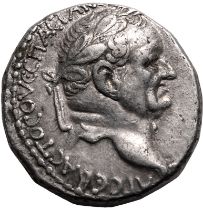 Roman Provincial: Seleucis and Pieria, Antioch Vespasian NHY 2 = AD 69/70 Silver Tetradrachm Extreme