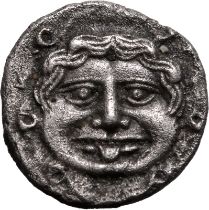 Ancient Greece: Mysia, Parion 4th century BC Silver Hemidrachm Good Very Fine; somewhat porous rev