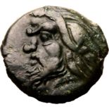 Ancient Greece: Kimmerian Bosporos, Pantikapaion circa 325-310 BC Bronze AE17 About Good Very Fine