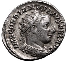 Roman Empire Gordian III AD 243-244 Silver Antoninianus Good Very Fine; attractive, subtle tone