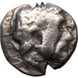 Ancient Greece: Phoenicia, Arados circa 400-350 BC Silver Obol About Very Fine