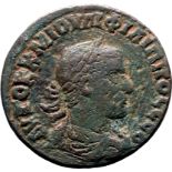 Roman Provincial: Seleucis and Pieria, Cyrrhus Philip I AD 244-249 Bronze AE28 Near Very Fine
