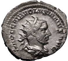 Roman Empire Volusian AD 251-253 Silver Antoninianus Good Very Fine