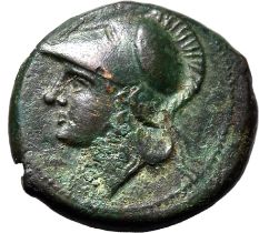 Roman Republic & Imperatorial: Campania, Neapolis circa 260-250 BC Bronze Litra Very Fine