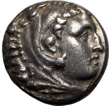 Ancient Greece: Kingdom of Macedon Kassander circa 307-297 BC Silver Tetradrachm About Extremely Fin