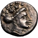 Ancient Greece: Euboia, Histiaia 3rd-2nd century BC Silver Tetrobol About Good Very Fine; minor die