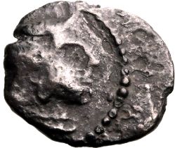 Ancient Greece: Cilicia, Tarsos circa 378-372 BC Silver Obol Very Fine; obv. struck off-centre, deep