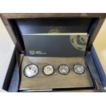 South Africa 2017 Gold 4-Coin Set Proof Box & COA