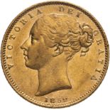 1852 Gold Sovereign Good very fine