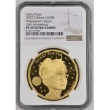 2022 Gold 200 Pounds (2 oz.) Harry Potter Proof NGC PF 69 ULTRA CAMEO Box & COA