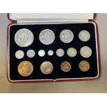 1937 Various Metals 15 Coin Set