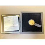 Australia Elizabeth II 2022 P Gold 25 Dollars (1/4 oz.) Platinum Jubilee Proof Box & COA