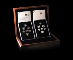 2008 Emblems Of Britain & Royal Shield Of Arms Platinum Proof 14-Coin Set Box & COA