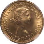 1968 Gold Sovereign NGC MS66