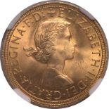 1959 Gold Sovereign NGC MS66