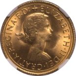 1967 Gold Sovereign NGC MS66