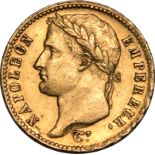 1811-A Gold 20 Francs Paris Extremely Fine Damaged