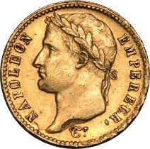 1811-A Gold 20 Francs Paris Extremely Fine Damaged