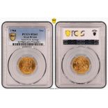 1964 Gold Sovereign PCGS MS65