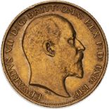 1909 Gold Half-Sovereign Very fine