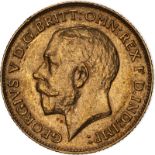 1913 Gold Half-Sovereign Extremely fine