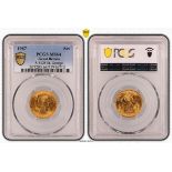 1967 Gold Sovereign PCGS MS64