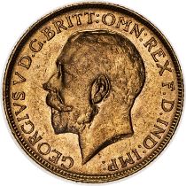 1926 M Gold Sovereign About uncirculated, lightly cleaned