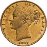1857 Gold Sovereign Good very fine