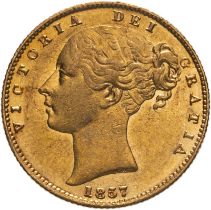 1857 Gold Sovereign Good very fine