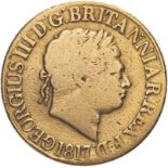 1817 Gold Sovereign About fine