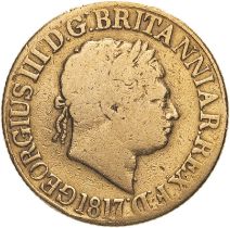 1817 Gold Sovereign About fine